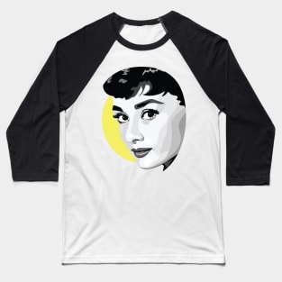 Audrey Hepburn Baseball T-Shirt